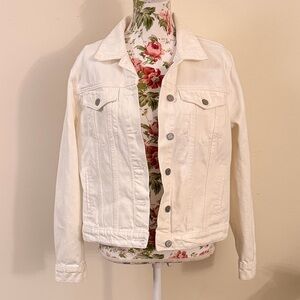 Lucky Brand Off-White Denim Jacket